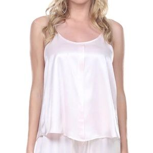 PJ Harlow BABE Pearl Satin Cami size small